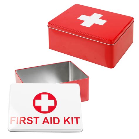 first aid box empty metal|small first aid box empty.